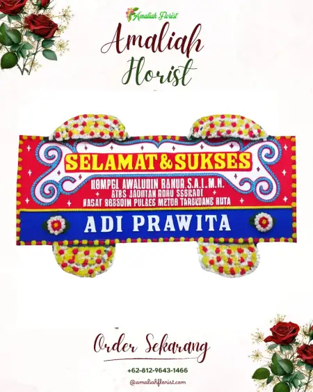 Papan Bunga Ucapan Selamat Soropaten